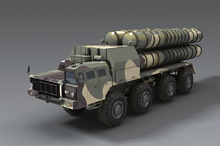 S300PMU S300 anti-aircraft missile launcher S400 anti-aircraft missile S350 S200 Russia 3d model