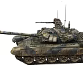 T90 T90S main battle tank light medium Russian tank low face number low model simple model game sub-era film and television level super realistic 3d model