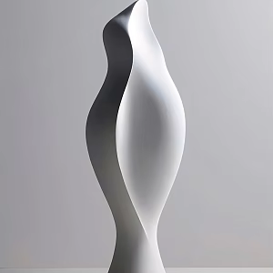 Modern art installation art ornaments 3d model