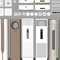 Modern air conditioning combination 3d model