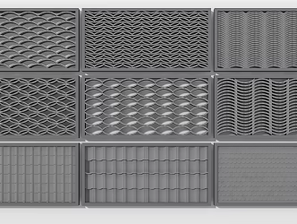 tile wall 3d model