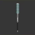 Sci-fi Hammer Sci-fi Stick Mace Sci-fi Weapon Ancient Weapon Hammer Cold Weapon Medieval Item 3d model