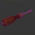 Screwdriver flat screwdriver Phillips screwdriver tool hardware tool processing tool 3d model