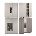 Modern Minimalist Shoe Cabinet Design With Multiple Compartments Open Shelves And Hanging Area