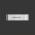 BRAVEN High Performance Computer Cooler Featuring Silver Mesh Design and Aluminum Build for Heat Dissipation