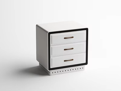Modern bedside table 3d model