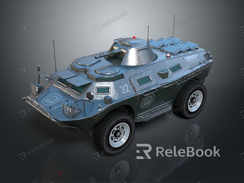 Modern Bulletproof Vehicle Armored Vehicle Troop Carrier Infantry Vehicle model