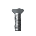 304 Stainless Steel GB819 Cross Countersunk Screw Flat Head Cross Machine Screw American Flat Head Hexagon Socket Screw American Standard Countersunk Head Hexagon Socket Machine Screw 3d model