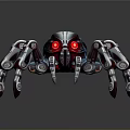 Robot Spider Robot Mecha Spider Science Fiction Spider Mechanical Spider Battery Spider Tower Defense 3d model