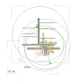 Modern Multi Storey Industrial Factory Building With Large Windows Lawn And Trees