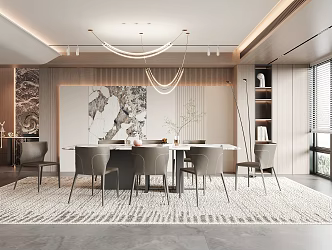 Modern Restaurant 3d model