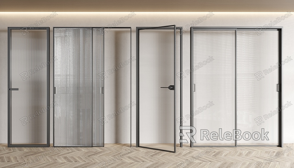 Changhong glass door glass door bathroom door kitchen door balcony door study door model