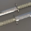 Dagger Sabre Tool Knife Field Dagger Military Dagger Knife Low Face Number Low Model Simple Model Game Next Era Movie and TV Level Super Realism 3d model