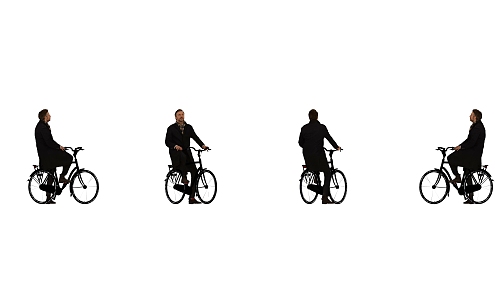 Cycling Man 3d model