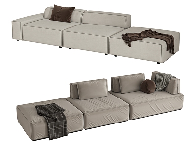 Minotti Multiplayer Sofa 3d model