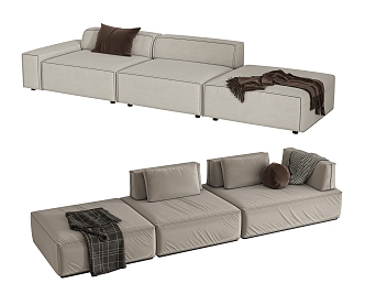 Minotti Multiplayer Sofa 3d model