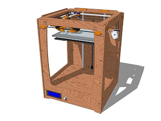 Modern Printers 3d model