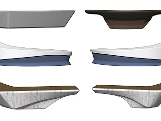 Modern Reception Desk Alien Reception Desk Service Front Desk 3d model