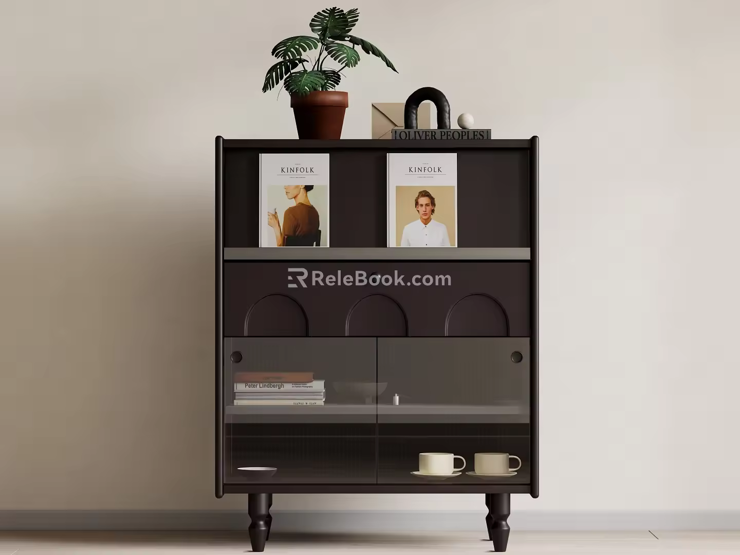 Modern Middle Style Locker 3d model