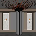 Modern Columns Special-shaped Columns 3d model