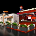 Creative Container Style Milk Tea Shop With Cozy Outdoor Seating And Cute Themed Decoration