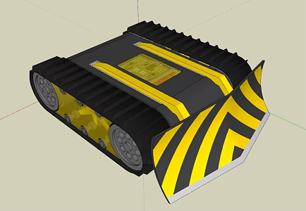 Modern self-explosive vehicle self-explosive vehicle anti-terrorism equipment 3d model