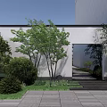 architectural landscape 3d model