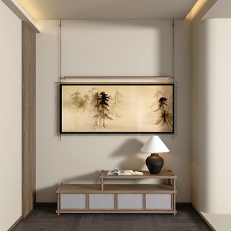 New Chinese Iron Decorative Painting 3d model