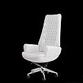 Mascheroni Modern Italian Leather Office Chair Leisure Chair Boss Chair 3d model