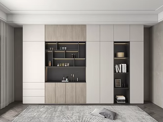 Modern Decorative Cabinet 3d model