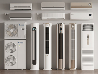 Modern air conditioner wall-mounted air conditioner vertical air conditioner air conditioner external unit 3d model