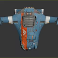Modern Spaceship Spacecraft 3d model