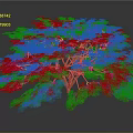 Isolated 3D Tree Model With Green Foliage Lush Canopy And Brown Trunk