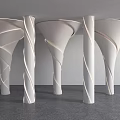 Special-Shaped Column Petal Column Spiral Column Creative Package Column Decorative Column Shape Column 3d model