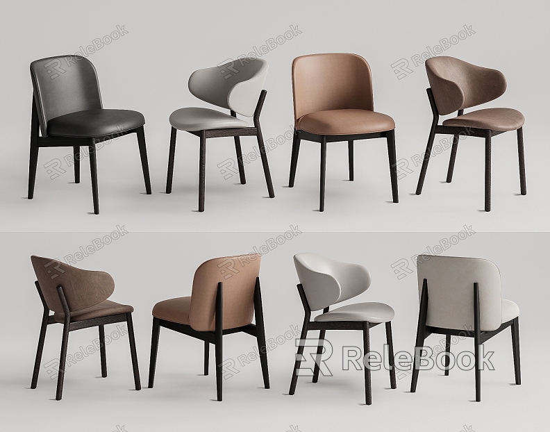 Dining Chair Single Chair Leisure Chair model