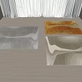 Modern MAXALTO Square Carpet 3d model