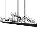 Chandelier Branches Chandelier Dead Branches 3d model