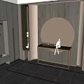 Modern Entrance 3d model