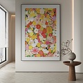 modern decorative painting 3d model