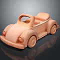 Modern Toy Car Wooden Car Wooden Car Wooden Car 3d model