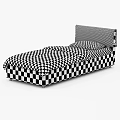 Single Bed 3d model