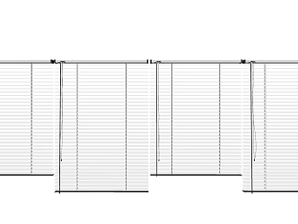 Modern roller shutter Simple curtain roller shutter combination 3d model