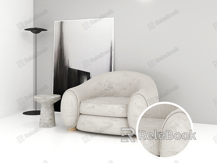 Modern Single Sofa Art Sofa Sofa Lazy Sofa model