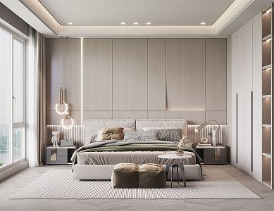 Modern Bedroom 3d model