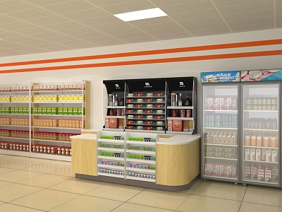 Modern Convenience Store model