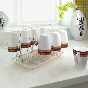 Modern Tea Cup Holder Kitchen Wine Cup Holder Cup Holder 3d model