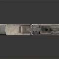 Silver Metal Lighter With NO WAR NO FASCISM Text And Burning Flame For Daily Use
