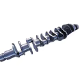 Automotive Engine Crankshaft With Precision Metal Components And Smooth Rotation
