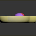 Bacteria Eukaryotic cell Cross section Cell Cell structure Cell tissue Anatomical organ 3d model