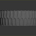 Modern Car Wheel Rim As Automotive Part With Honeycomb Structure And Lightweight Design